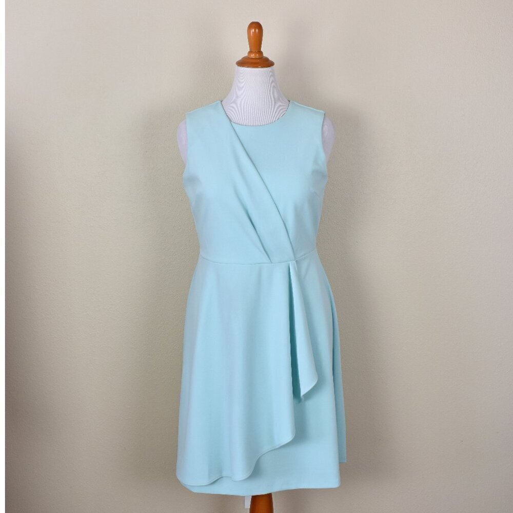 Calvin Klein Faux Wrap Mint Dress - 12